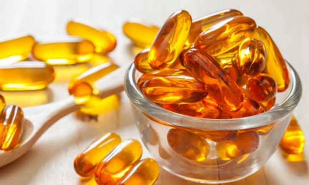 fish oil healthy capsules